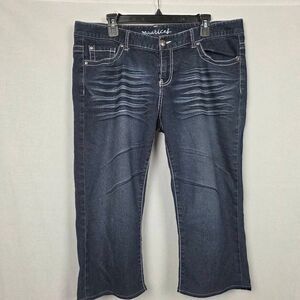 Maurices Bootcut Jeans Size 18 Dark Wash